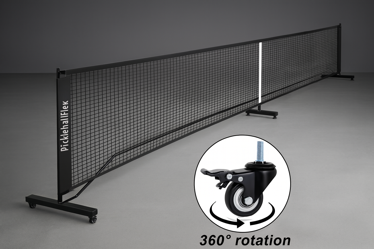 Filet pour Pickleball avec roues